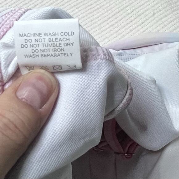 Modlily Women’s Size XL Lace Up Pink Multi Stripe Print Tankini NWOT - Picture 6 of 8